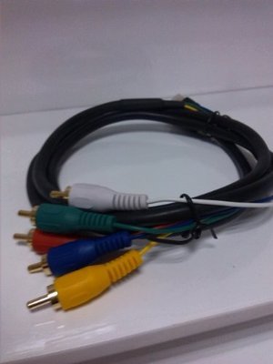 DDLON HDMI TO 5色差高清轉接線 HDMI轉5RCA 1.5米HDMI色差線:亞馬遜:小家電