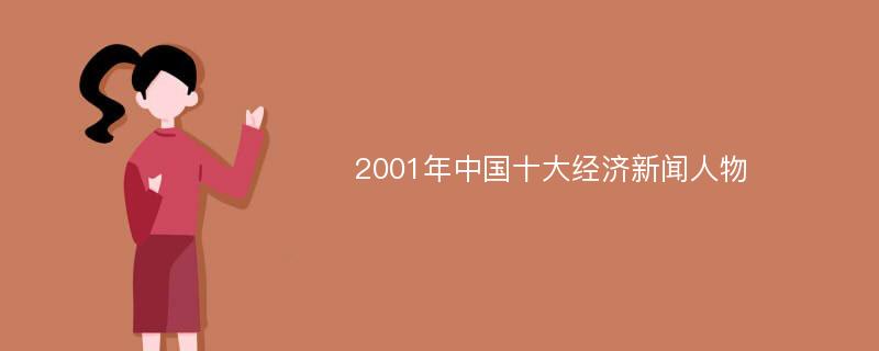 2001年中国十大经济新闻人物